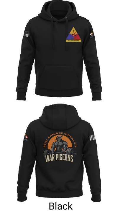 261st War Pigeons Hoodie - 38