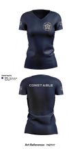 Brazoria County Precinct 4 Constable's Office  Women's Short Sleeve V-neck Shirt - 2