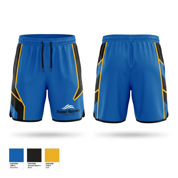 Athletic Shorts With Pockets, Pequot Running Club, Spirit Store, Teamtime, Team time, sublimation, custom sports apparel, team uniforms, spirit wear, spiritwear, sports uniforms, custom shirts, team store, custom team store, fundraiser sports, apparel fundraiser