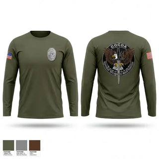 Long Sleeve Performance Shirt, COCOA SWAT, Police, Teamtime, Team time, sublimation, custom sports apparel, team uniforms, spirit wear, spiritwear, sports uniforms, custom shirts, team store, custom team store, fundraiser sports, apparel fundraiser