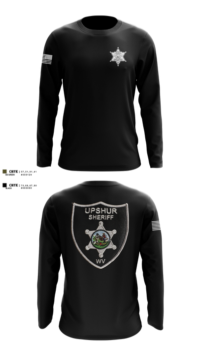 Upshur County Sheriff’s Office 76177638 Long Sleeve Performance Shirt 1
