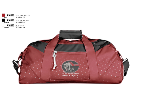 Duffle Bag, Glen oaks, Track & Field, Teamtime, Team time, sublimation, custom sports apparel, team uniforms, spirit wear, spiritwear, sports uniforms, custom shirts, team store, custom team store, fundraiser sports, apparel fundraiser