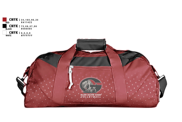 Duffle Bag, Glen oaks, Track & Field, Teamtime, Team time, sublimation, custom sports apparel, team uniforms, spirit wear, spiritwear, sports uniforms, custom shirts, team store, custom team store, fundraiser sports, apparel fundraiser