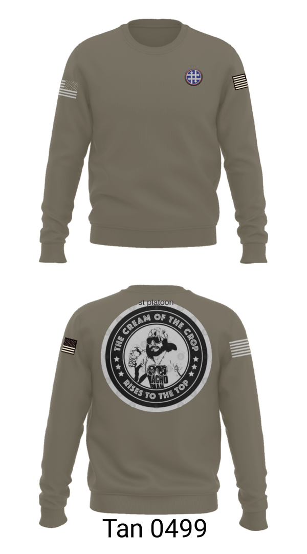 Crew Neck Sweatshirt, 263rd QM, Army, Teamtime, Team time, sublimation, custom sports apparel, team uniforms, spirit wear, spiritwear, sports uniforms, custom shirts, team store, custom team store, fundraiser sports, apparel fundraiser