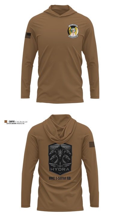 HHC/1-501 AB 66803104 Long Sleeve Performance Shirt with hood - 4