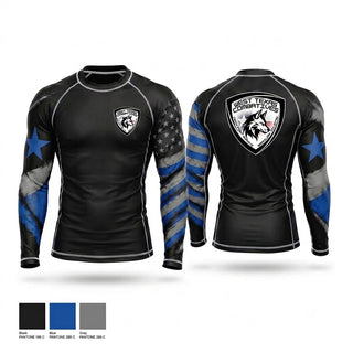 WTXC Fight Club Long Sleeve Rash Guard Shirt - 3