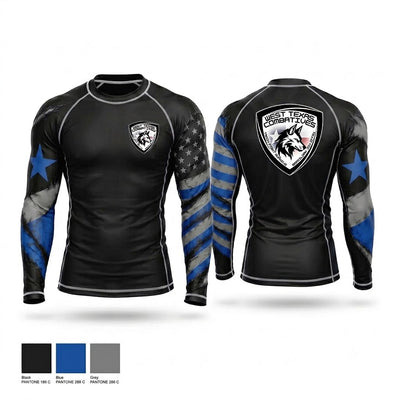 WTXC Fight Club Long Sleeve Rash Guard Shirt - 3