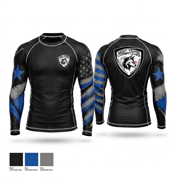 WTXC Fight Club Long Sleeve Rash Guard Shirt - 3