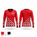 LADYBUGS 33823298 Women's Long Sleeve V-neck Shirt - 1