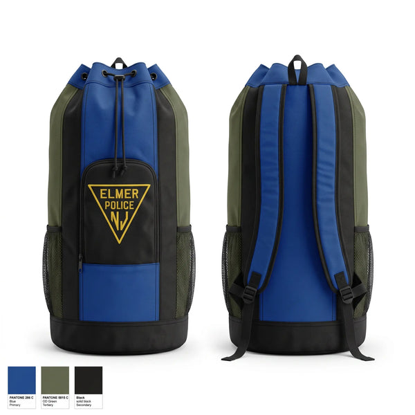 Gear Bag, Elmer Borough Police Department, Police, Teamtime, Team time, sublimation, custom sports apparel, team uniforms, spirit wear, spiritwear, sports uniforms, custom shirts, team store, custom team store, fundraiser sports, apparel fundraiser