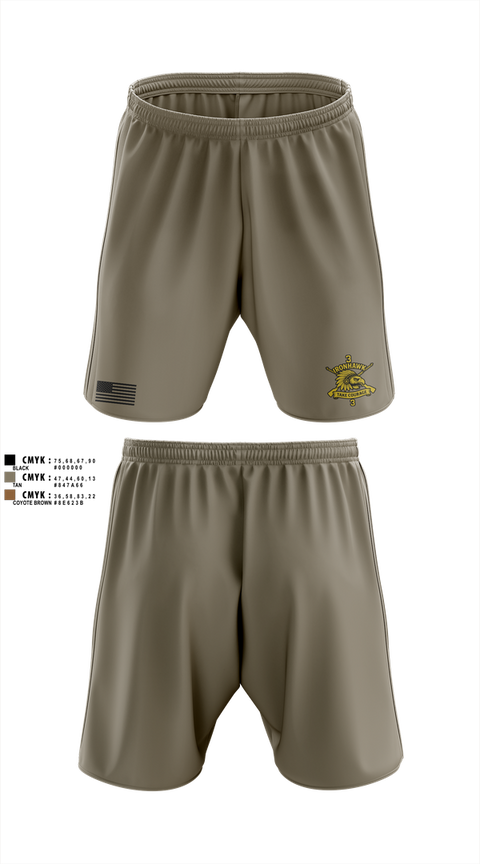Athletic Shorts With Pockets, Comanche Squad, Army, Teamtime, Team time, sublimation, custom sports apparel, team uniforms, spirit wear, spiritwear, sports uniforms, custom shirts, team store, custom team store, fundraiser sports, apparel fundraiser