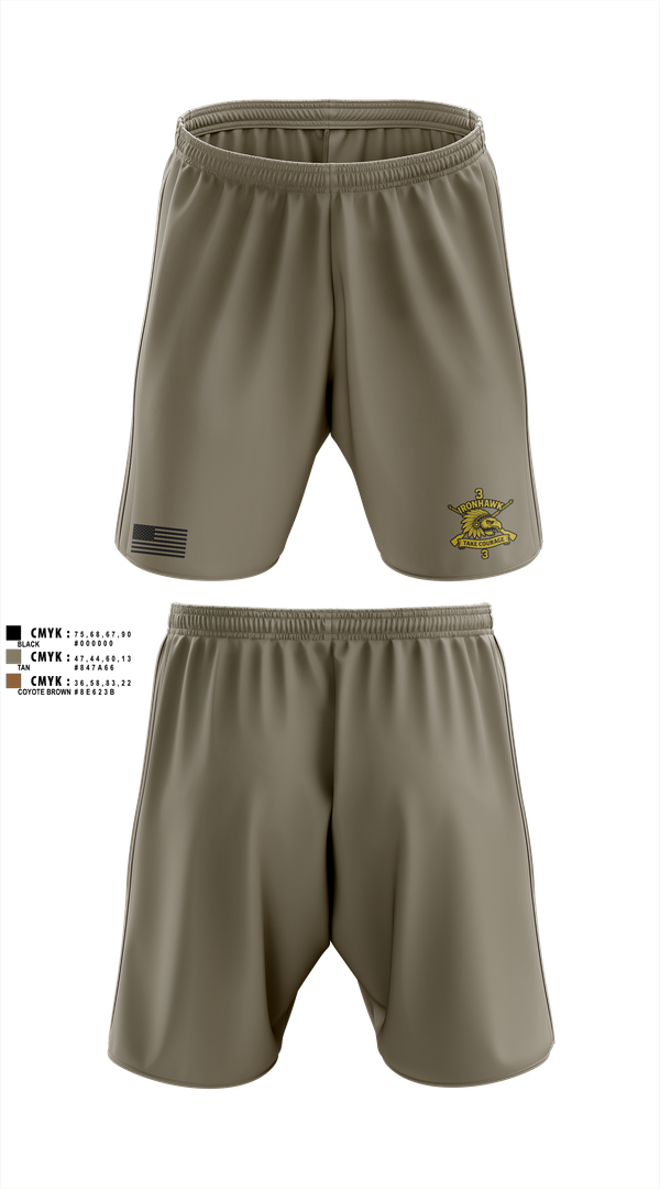 Athletic Shorts With Pockets, Comanche Squad, Army, Teamtime, Team time, sublimation, custom sports apparel, team uniforms, spirit wear, spiritwear, sports uniforms, custom shirts, team store, custom team store, fundraiser sports, apparel fundraiser