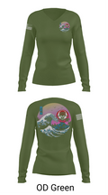 ODA 1123 34681510 Women's Long Sleeve V-neck Shirt - 57