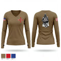 Templars 53460002 Women's Long Sleeve V-neck Shirt - 1