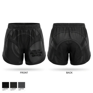 Womens Shorts, Fidelity Protective Services, , Teamtime, Team time, sublimation, custom sports apparel, team uniforms, spirit wear, spiritwear, sports uniforms, custom shirts, team store, custom team store, fundraiser sports, apparel fundraiser