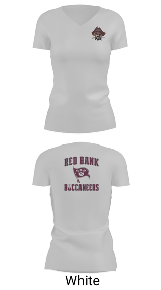 Women's Short Sleeve Vneck Shirt, Red Bank Regional High School Basketball, Women's Basketball, Teamtime, Team time, sublimation, custom sports apparel, team uniforms, spirit wear, spiritwear, sports uniforms, custom shirts, team store, custom team store, fundraiser sports, apparel fundraiser