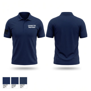 Short Sleeve Performance Polo, Lyncourt Fire Department, Fire Department, Teamtime, Team time, sublimation, custom sports apparel, team uniforms, spirit wear, spiritwear, sports uniforms, custom shirts, team store, custom team store, fundraiser sports, apparel fundraiser