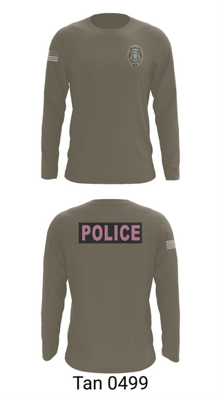 Long Sleeve Performance Shirt, Farmersville PD, Police, Teamtime, Team time, sublimation, custom sports apparel, team uniforms, spirit wear, spiritwear, sports uniforms, custom shirts, team store, custom team store, fundraiser sports, apparel fundraiser