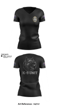 Farmersville PD 79082550 Women's Short Sleeve V-neck Shirt - 10