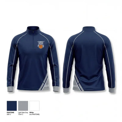 Paris Junior High 97559365 Quarter Zip Jacket - 1