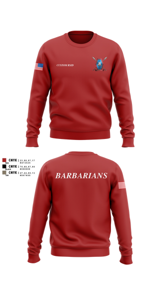 Crew Neck Sweatshirt, Libertyville Army Recruiting Company, Army, Teamtime, Team time, sublimation, custom sports apparel, team uniforms, spirit wear, spiritwear, sports uniforms, custom shirts, team store, custom team store, fundraiser sports, apparel fundraiser