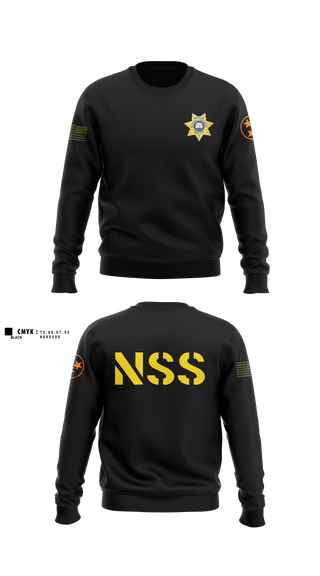 Crew Neck Sweatshirt, National Security, Police, Teamtime, Team time, sublimation, custom sports apparel, team uniforms, spirit wear, spiritwear, sports uniforms, custom shirts, team store, custom team store, fundraiser sports, apparel fundraiser