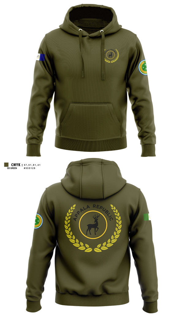 Hoodie, Appala Republic, Army, Teamtime, Team time, sublimation, custom sports apparel, team uniforms, spirit wear, spiritwear, sports uniforms, custom shirts, team store, custom team store, fundraiser sports, apparel fundraiser