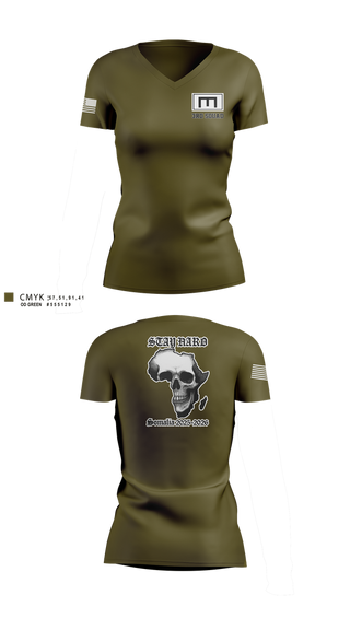 Womens Short Sleeve Vneck Shirt, 180th ESC, Army, Teamtime, Team time, sublimation, custom sports apparel, team uniforms, spirit wear, spiritwear, sports uniforms, custom shirts, team store, custom team store, fundraiser sports, apparel fundraiser