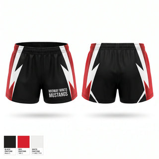 Womens Shorts, Midway Minto Mustangs, Baseball, Teamtime, Team time, sublimation, custom sports apparel, team uniforms, spirit wear, spiritwear, sports uniforms, custom shirts, team store, custom team store, fundraiser sports, apparel fundraiser