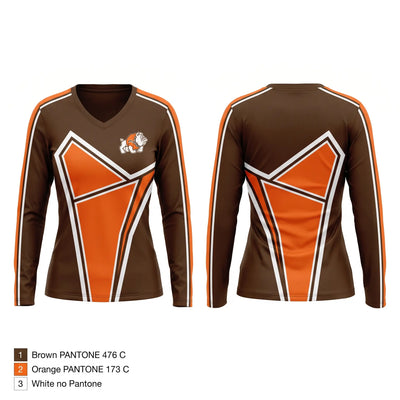 Heath Women's Long Sleeve V-neck Shirt - 1