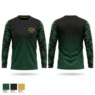 Vikings Baseball Club 2714017 Long Sleeve Performance Shirt - 1