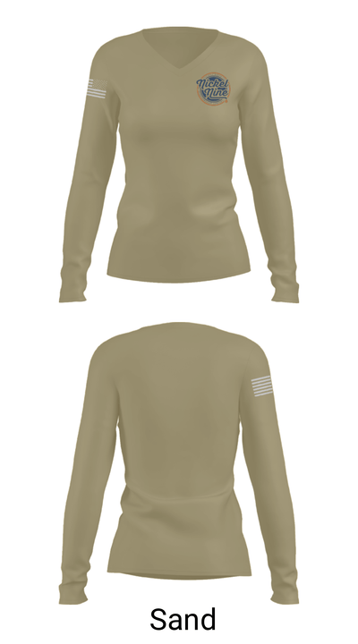59th Quartermaster 16282203 Women's Long Sleeve V-neck Shirt - 47