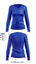 W.I.T. 36754552 Women's Long Sleeve V-neck Shirt - 3