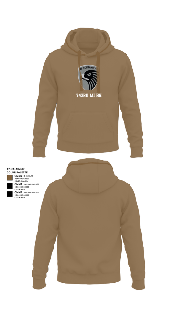 Hoodie, 743rd MI BN, , Teamtime, Team time, sublimation, custom sports apparel, team uniforms, spirit wear, spiritwear, sports uniforms, custom shirts, team store, custom team store, fundraiser sports, apparel fundraiser