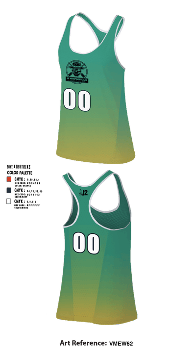J2 Amphibious Women's Track Singlet - 1