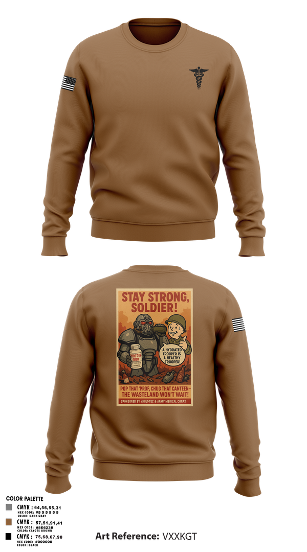 Crew Neck Sweatshirt, 319th IEW, , Teamtime, Team time, sublimation, custom sports apparel, team uniforms, spirit wear, spiritwear, sports uniforms, custom shirts, team store, custom team store, fundraiser sports, apparel fundraiser