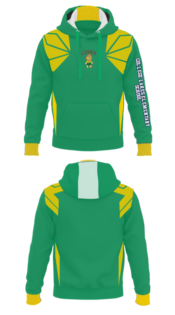 Hoodie, College Lakes Elementary School, Spirit Store, Teamtime, Team time, sublimation, custom sports apparel, team uniforms, spirit wear, spiritwear, sports uniforms, custom shirts, team store, custom team store, fundraiser sports, apparel fundraiser