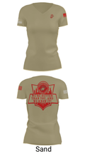 RSS EMPIRE STATE 18505980 Women's Short Sleeve V-neck Shirt - 44