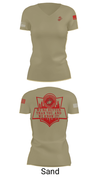 Women's Short Sleeve Vneck Shirt, RSS EMPIRE STATE, Marines, Teamtime, Team time, sublimation, custom sports apparel, team uniforms, spirit wear, spiritwear, sports uniforms, custom shirts, team store, custom team store, fundraiser sports, apparel fundraiser