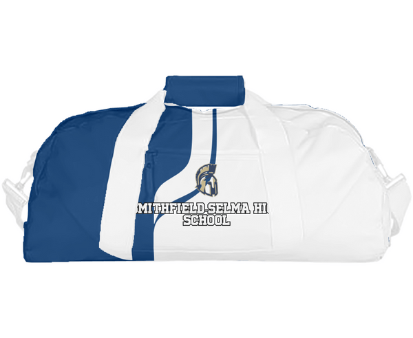 Duffle Bag, Smithfield-Selma High School, Men's Basketball, Teamtime, Team time, sublimation, custom sports apparel, team uniforms, spirit wear, spiritwear, sports uniforms, custom shirts, team store, custom team store, fundraiser sports, apparel fundraiser