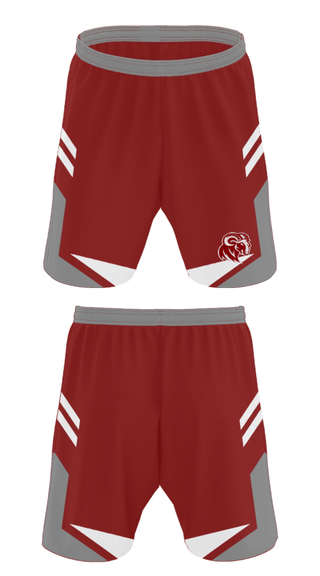 Athletic Shorts With Pockets, Merino High School Basketball, Men's Basketball, Teamtime, Team time, sublimation, custom sports apparel, team uniforms, spirit wear, spiritwear, sports uniforms, custom shirts, team store, custom team store, fundraiser sports, apparel fundraiser