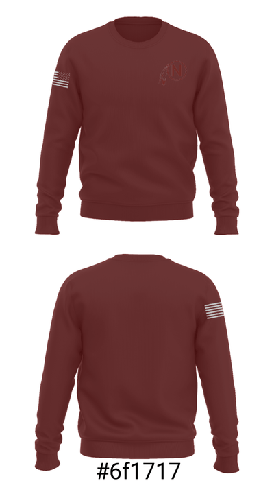 Northside High School Cross Country 12321025 Crew Neck Sweatshirt - 16