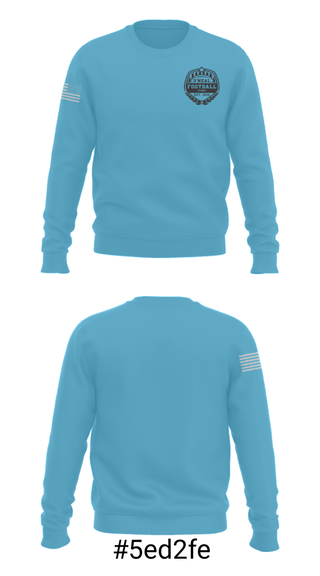 Crew Neck Sweatshirt, O'Neal Football Clinic, Football, Teamtime, Team time, sublimation, custom sports apparel, team uniforms, spirit wear, spiritwear, sports uniforms, custom shirts, team store, custom team store, fundraiser sports, apparel fundraiser