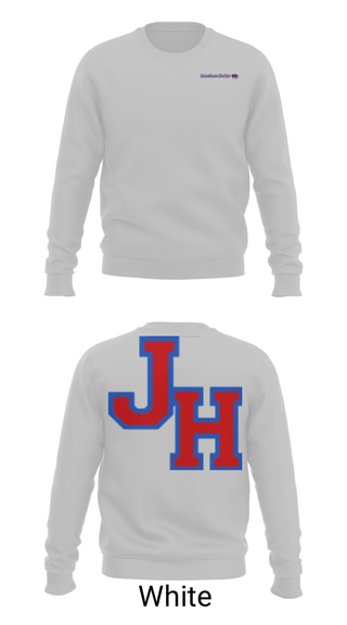 Crew Neck Sweatshirt, Jonesboro-Hodge High School Basketball, Women's Basketball, Teamtime, Team time, sublimation, custom sports apparel, team uniforms, spirit wear, spiritwear, sports uniforms, custom shirts, team store, custom team store, fundraiser sports, apparel fundraiser