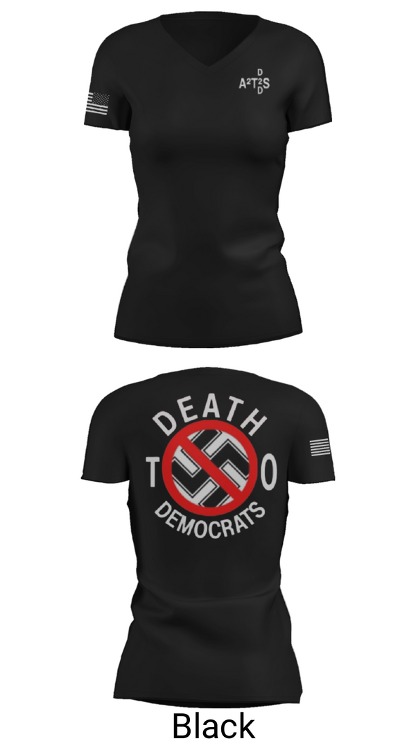 Women's Short Sleeve Vneck Shirt, D.2.D, Police, Teamtime, Team time, sublimation, custom sports apparel, team uniforms, spirit wear, spiritwear, sports uniforms, custom shirts, team store, custom team store, fundraiser sports, apparel fundraiser