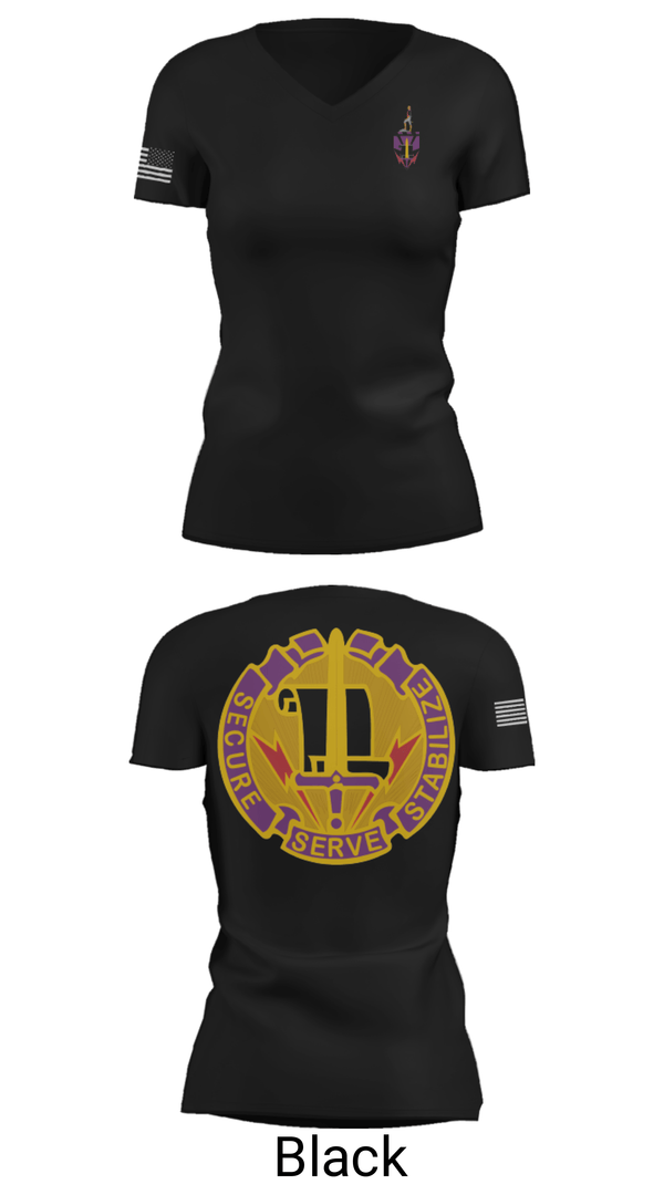 Women's Short Sleeve Vneck Shirt, 405th Civil Affairs Battalion, Army, Teamtime, Team time, sublimation, custom sports apparel, team uniforms, spirit wear, spiritwear, sports uniforms, custom shirts, team store, custom team store, fundraiser sports, apparel fundraiser
