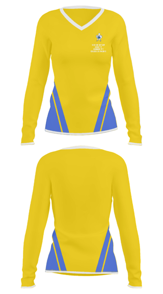 Women's Long Sleeve Vneck Shirt, Schenectady County Community College Bowling, Bowling, Teamtime, Team time, sublimation, custom sports apparel, team uniforms, spirit wear, spiritwear, sports uniforms, custom shirts, team store, custom team store, fundraiser sports, apparel fundraiser