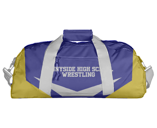 Duffle Bag, Sunnyside High School Wrestling, Wrestling, Teamtime, Team time, sublimation, custom sports apparel, team uniforms, spirit wear, spiritwear, sports uniforms, custom shirts, team store, custom team store, fundraiser sports, apparel fundraiser