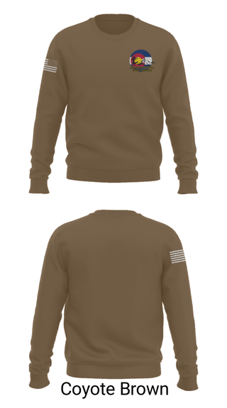 Crew Neck Sweatshirt, Colorado National Guard Biathlon Team, National Guard, Teamtime, Team time, sublimation, custom sports apparel, team uniforms, spirit wear, spiritwear, sports uniforms, custom shirts, team store, custom team store, fundraiser sports, apparel fundraiser