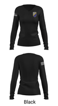 Somerset Intermediate School 48672179 Women's Long Sleeve V-neck Shirt - 13